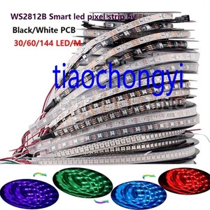 WS2812B 5050 RGB LED Strip 5M 150 300 Leds  Individual Addressable 5V IP60 IP67  - Picture 1 of 10