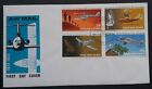 1972 Papua New Guinea Airmail Fdc Ties 4 Stamps Cd Port Moresby