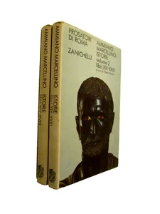 (RÖMISCHE GESCHICHTE)AMMIANO MARCELLINO-GESCHICHTEN Vol.1°+Vol.2°.Zanichelli, 1973. - Bild 1 von 4