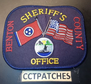 BENTON COUNTY, TENNESSEE SHERIFF SCHULTERAUFNÄHER TN - Bild 1 von 2