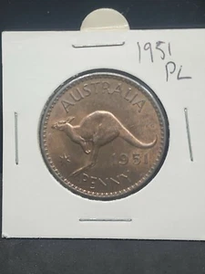 Australian 1951 pl PENNY CH UNC - Imagen 1 de 4