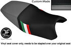 GREY & BLACK VINYL CUSTOM ITALIAN FLAG DESIGN FOR DUCATI ST2 ST4 DUAL SEAT COVER