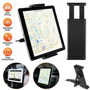 360° Car CD Slot Tablet Phone Holder Mount Universal for Galaxy Tab iPad iPhone - Picture 1 of 9