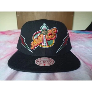 Seattle Supersonics Double Trouble Snapback Cap Hat Mitchell & Ness NBA Sonics - Picture 1 of 7
