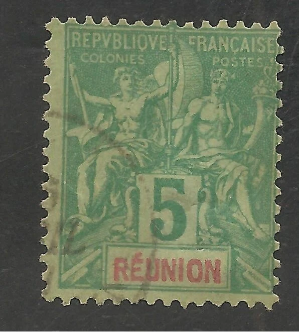 Reunion #37 (A14) F USED - 1892-1905 5c Navigation and Commerce - Image 1 of 1