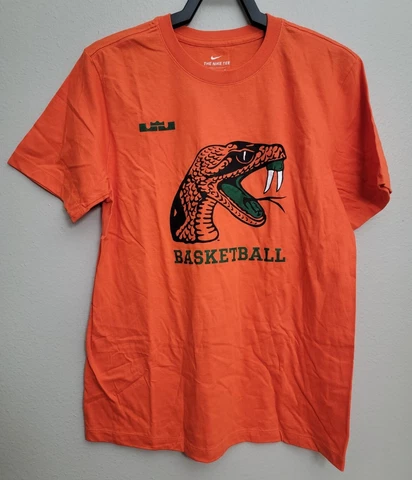Nike x LeBron FAMU FLorida A&M Mascot T-Shirt Top Mens Size Medium BV1997 89L M Cover