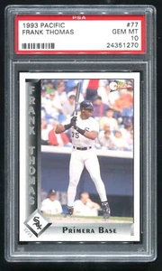 1993 Pacific Frank Thomas #77 PSA 10 GEM MINT HOF  💎 - Picture 1 of 2