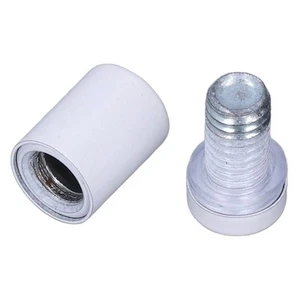 12 Stück Abstandsschraube 12x20 mm Wandhalterung Werbung Befestigungsset Kit - Bild 1 von 23