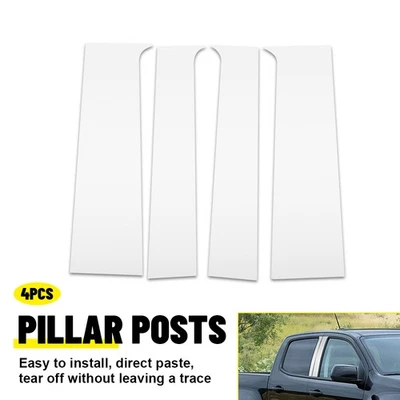 Accesorios para molduras de puerta de poste de pilar cromado para Chevy Colorado GMC Canyon 2015-2022 Foto 1 de 4