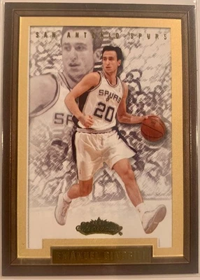 Emanuel Ginobili 2002-03 Showcase Rookie Legacy Collection RC #125 Ser #d /100 - Image 1 of 2