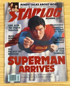 STARLOG Magazine #20 - March 1979 - SUPERMAN, Mindy Talks About Mork - Bild 1 von 5