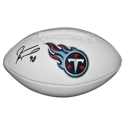 Jevon Kearse Signed Tennessee Titans Official NFL Team Logo Football (JSA) - Image 1 of 3