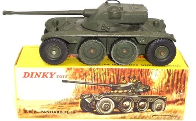 DINKY FRANCÉS NO. 827 - COCHE/TANQUE BLINDADO PANHARD FL 10 EBR - COMO NUEVO EN CAJA CT* Foto 1 de 4