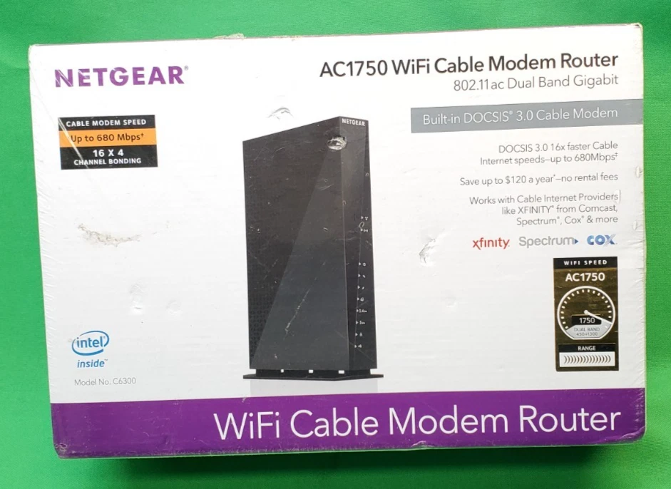 NETGEAR AC 1750 Wireless Cable Gateway C6300V2