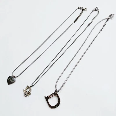 SIN TARIFA Collar Dior Juego de 3 Plata Metal 4606577 Foto 1 de 4