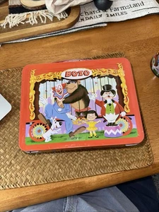 BOZO THE CLOWN Vintage LUNCHBOX LIMITED EDITION WITH THERMOS BY NECA - Picture 1 of 7