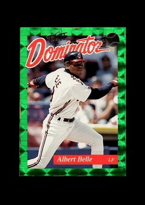 1993 Donruss: # 17 Albert Belle Elite Dominator Green /5000 EX-EXMINT - Image 1 of 2