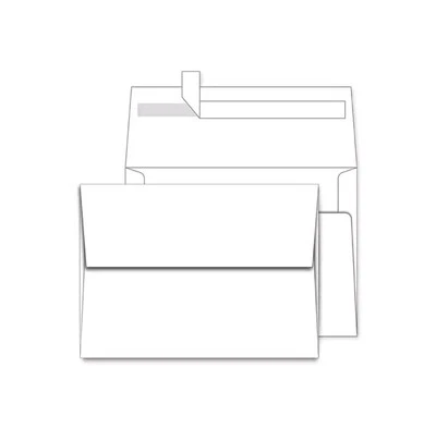 100 Pack A2 White Envelopes Self Sealing Adhesive Perfect for Weddings, RSVP,... - Image 1 of 4