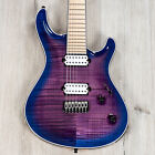 Mayones Regius Core 7 B27 7-String Baritone Guitar Dirty Purple Blue Burst Gloss