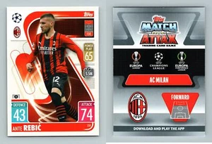 Ante Rebic - AC Milan #350 Match Attax Champions League 2021-22 Topps TCG Card - Picture 1 of 1