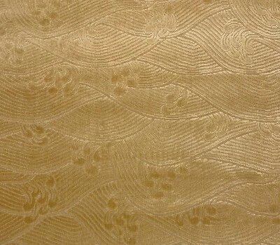 VERVAIN STONEWAVES TOPAZ BEIGE GEOMETRIC EXCLUSIVE VELVET FABRIC BY YARD 50"W - Image 1 of 4