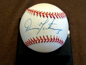 DENNIS MARTINEZ PERFECT GAME PITCHER A/S SIGNED AUTO VINTAGE OAL BASEBALL JSA - Picture 1 of 3
