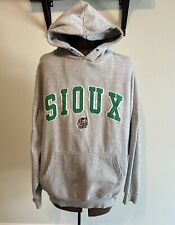 University of North Dakota Fighting Sioux Embroidered Hoodie Old Varsity M/L