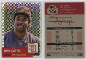 2022 Topps Chrome Platinum Anniversary X-Fractor Tony Gwynn #146 HOF
