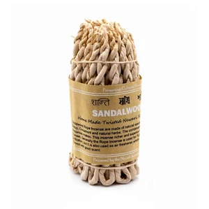 Pure Herbs Sandalwood & Spice Rope Incense Himalayas Natural By Nepali Rope NEW - Picture 1 of 1