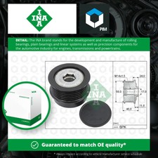 Overrunning Alternator Pulley fits CHRYSLER VOYAGER Mk3 2.5D 00 to 08 Clutch INA