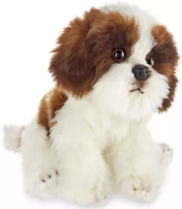 Bearington Plush Shih Tzu Bentley Stuffed Animal Puppy Dog 13" Toy gift for kids - Picture 1 of 4