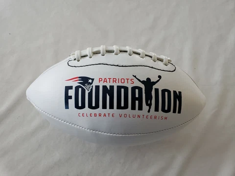 Champion New England Patriots Charitable Foundation Mini Football ball 10" Cover