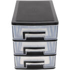 Storage Box with 3 Drawers - Ideal for Outdoor and Indoor Use!