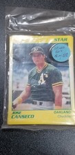 ⚾1990 STAR COMPANY JOSE CANSECO YELLOW SET OAKLAND ATHLETICS⚾