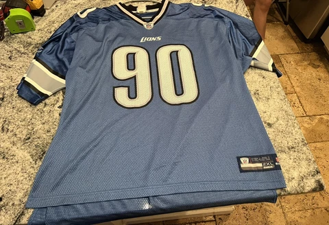 Ndamukong Suh Detroit lions NFL Reebox jersey mens 2XL Cover