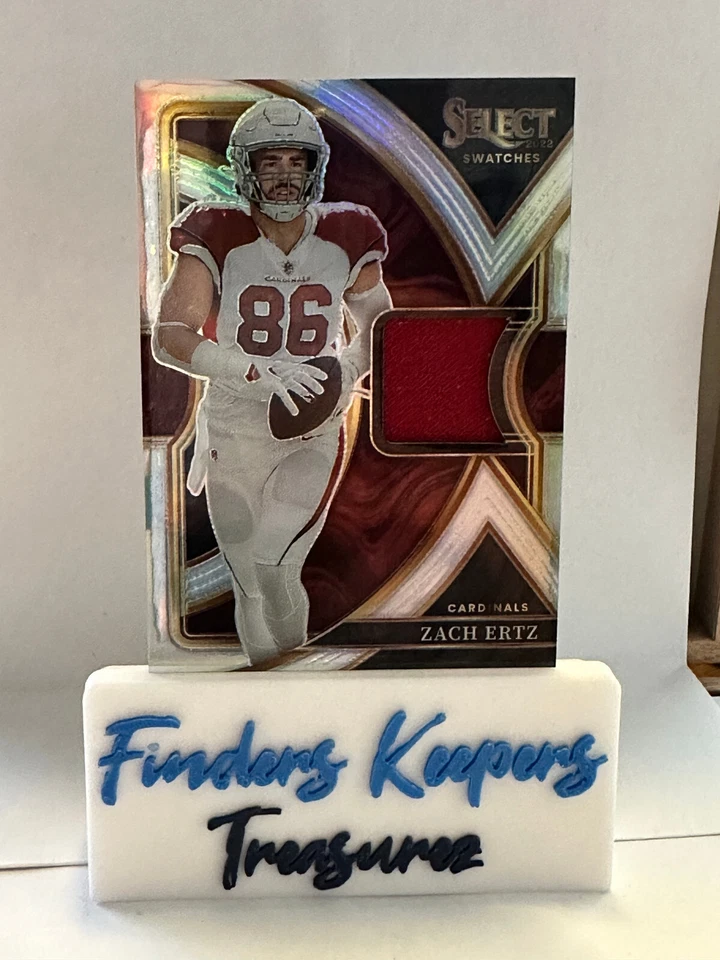 ZACH ERTZ~2022 SELECT FOOTBALL *SELECT SWATCHES *#65/99 ~CARDINALS - Image 1 of 2