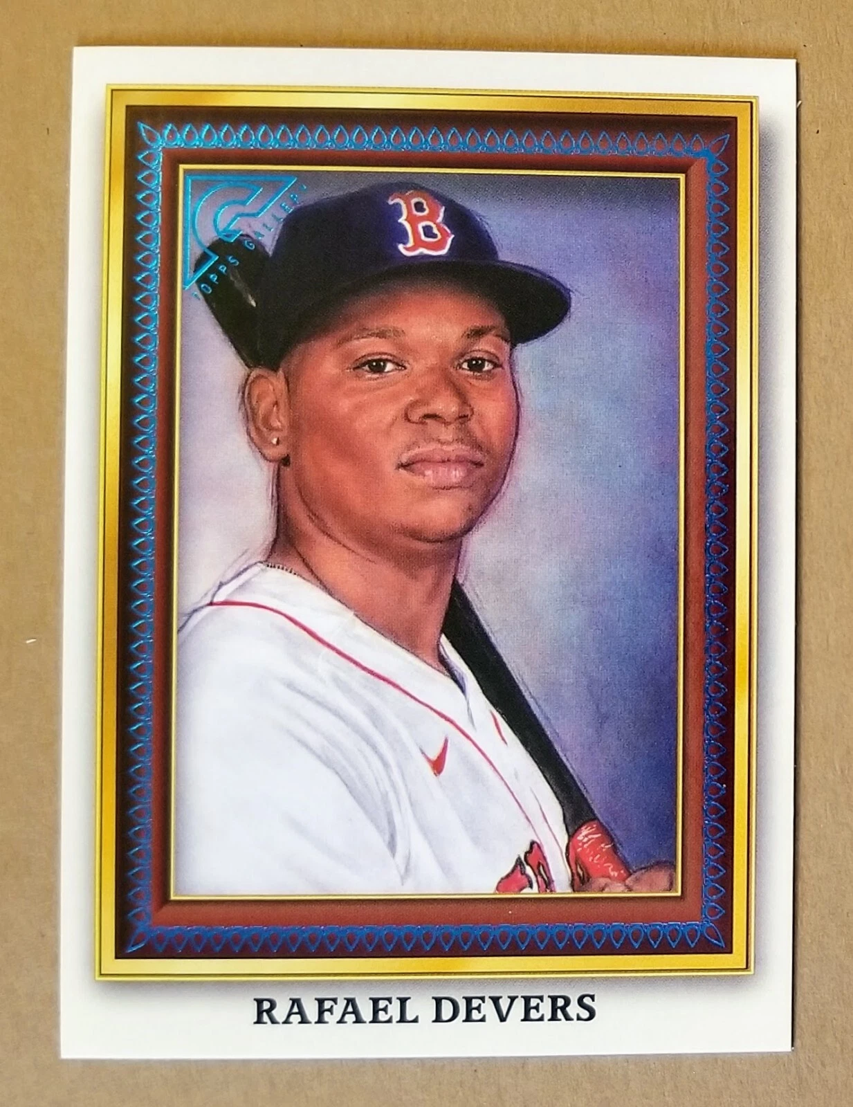 2022 Topps Gallery Rafael Devers BLUE Portrait Gallery /99 Boston Red Sox #PG-10