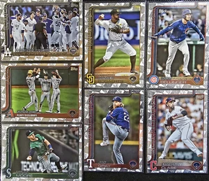 2025 Topps Series 1 Spring Training Palm Tree & Cactus Insert -You Pick Rc & Vet - Picture 1 of 17