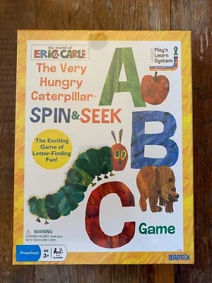 Eric Carle The Very Hungry Caterpillar Spin & Seek ABC Game Learn Math Literacy - Image 1 of 3