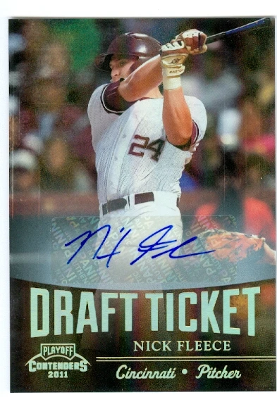 2011 Playoff Contenders Draft Ticket Autographs #DT19 Nick Fleece - NM-MT - Image 1 of 1