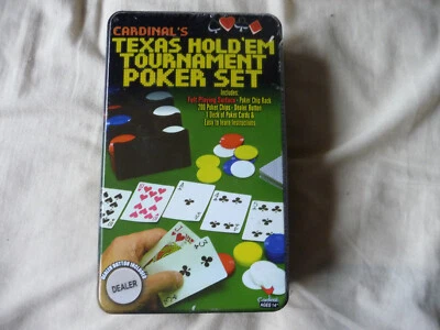 Cardinal's Texas Hold 'em Tournament Poker Set - NEW & SEALED - Image 1 of 4