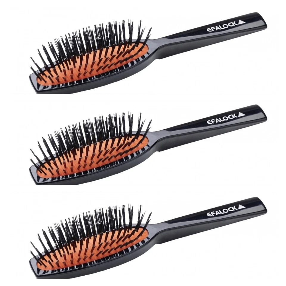 3x Comair Efalock Pneumatik Haarbürste Bürste Haar ergonomisch Pneumatikbürste