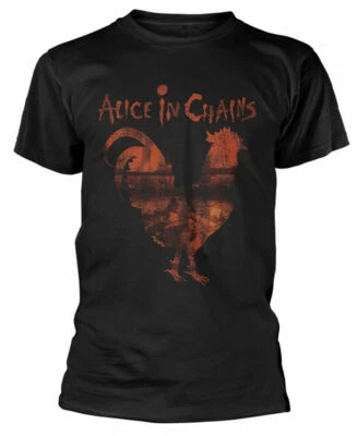 Official Alice In Chains T Shirt Rooster Dirt Album Cover Black Mens Metal Rock - Image 1 of 3