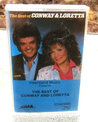 1987 Heartland Music The Best of CONWAY &B LORETTA TAPE 2 HJC 1060 UNUSED Sealed - Image 1 of 2