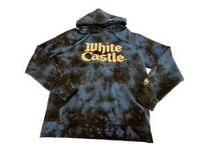 Dirty Ghetto Kids White Castle Men’s Hoodie Sweatshirt Sz M Blue Tie Dye DGK - Picture 1 of 8