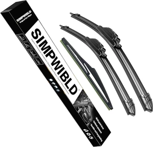3 Wipers Replacement for 2009-2020 Honda Fit Windshield Wiper Blades Original Eq - Picture 1 of 12