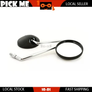 Pair Motorcycle Rearview Mirror For Yamaha XS400 Sohc 1978 1979 1980 1981 - Picture 1 of 3