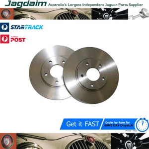 New Jaguar XJ8 XK8 X308 XKR Front Brake Disc Rotor Pair Set Kit JLM20150 - Picture 1 of 1