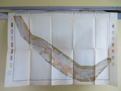 1903 Antique Map Arizona Solomonsville Layton Thatcher Pima Safford 28X19 #4290 - Image 1 of 4