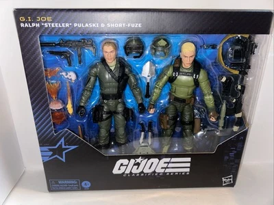 G.I. Joe Classified Ralph Steeler Pulaski & Short-Fuze paquete de 2. Nuevo/Sellado #181 Foto 1 de 4